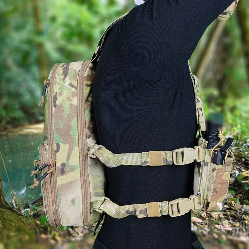 Mochila táctica D3 Flat Pack Plus con extensión de hombro - imagen 5