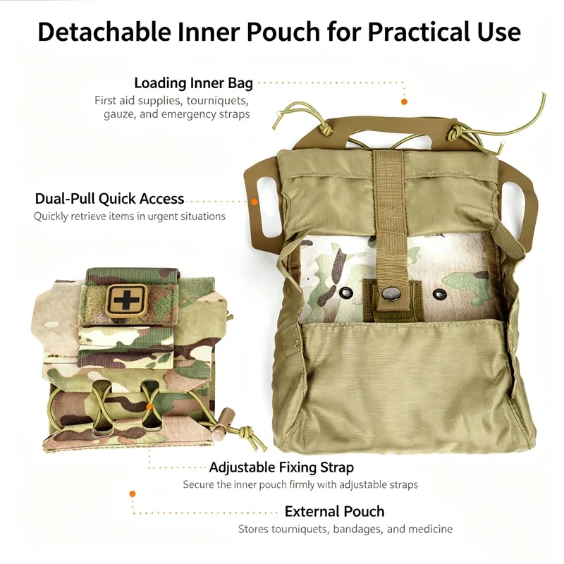 Bolsa de primeros auxilios para equipo de exterior