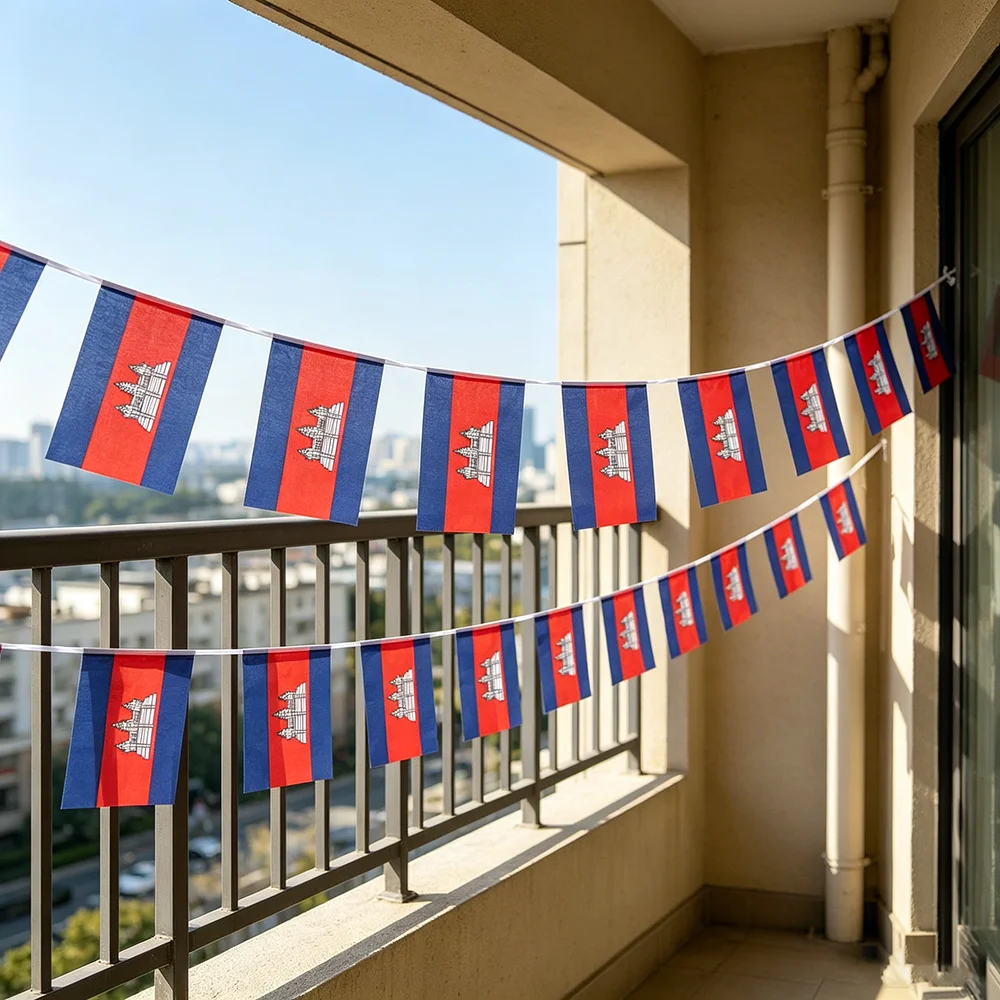 Banderines Camboya para decoración de fiestas y festivales - imagen 5
