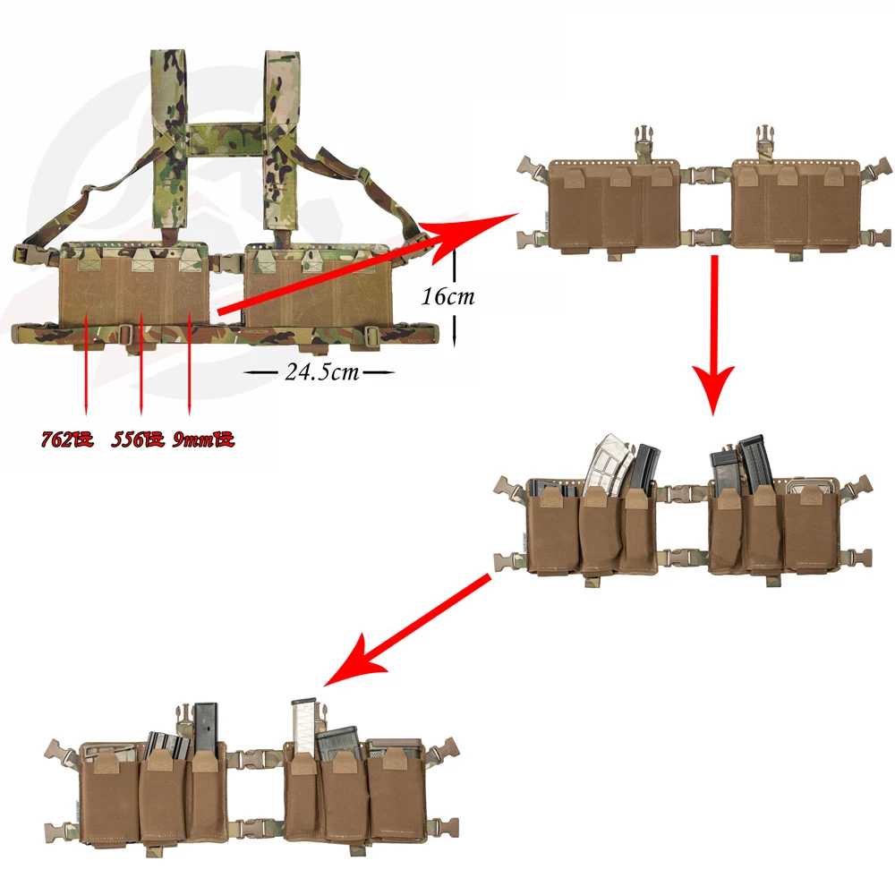 Correa táctica Spiritus Systems Mk4 y chaleco chest rig - imagen 4