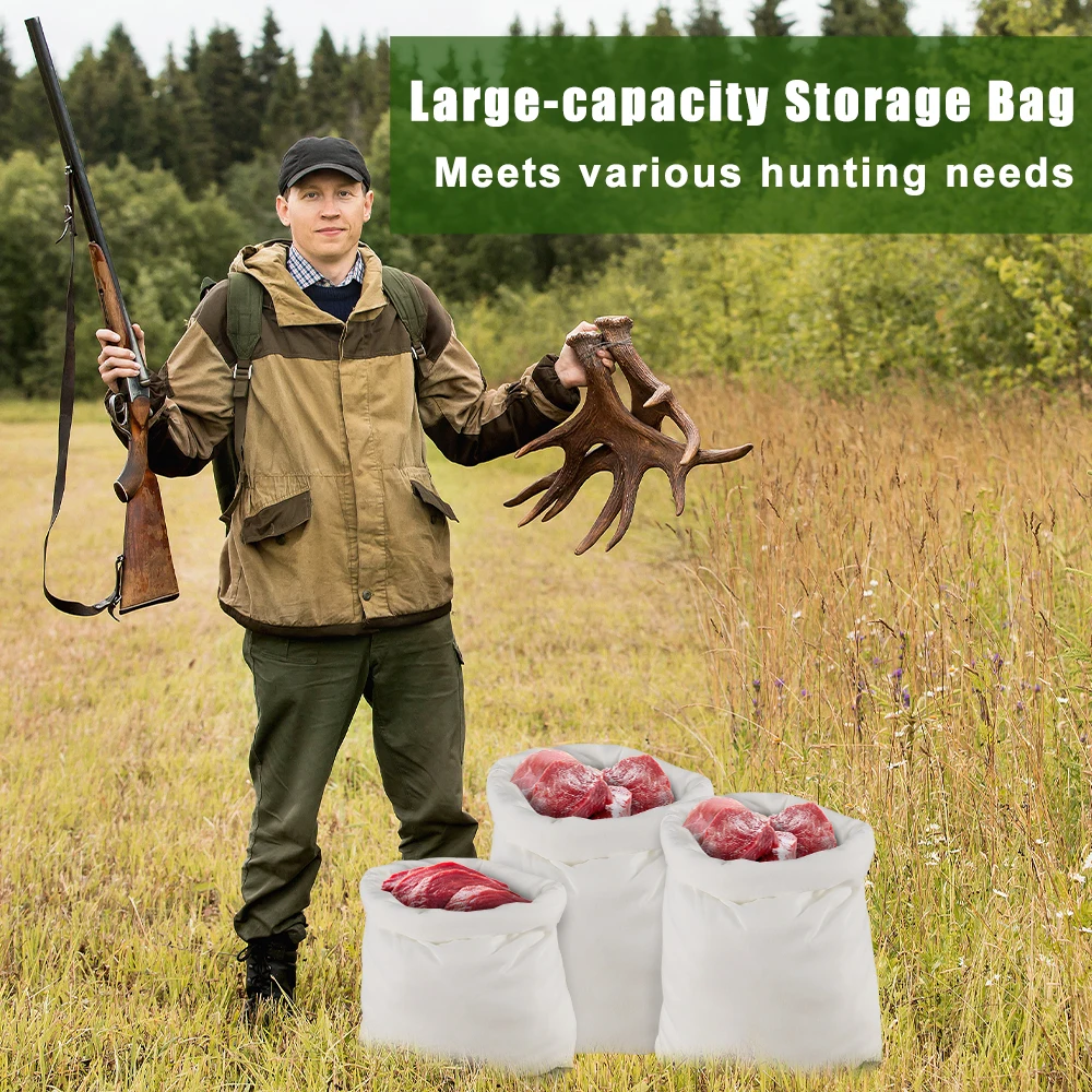 Set de bolsas para carne de caza