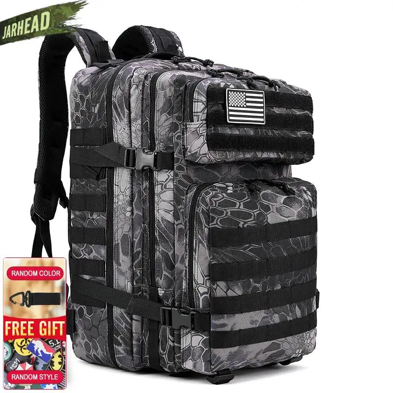 Mochila táctica camuflaje exterior multiusos ripstop MOLLE - imagen 5