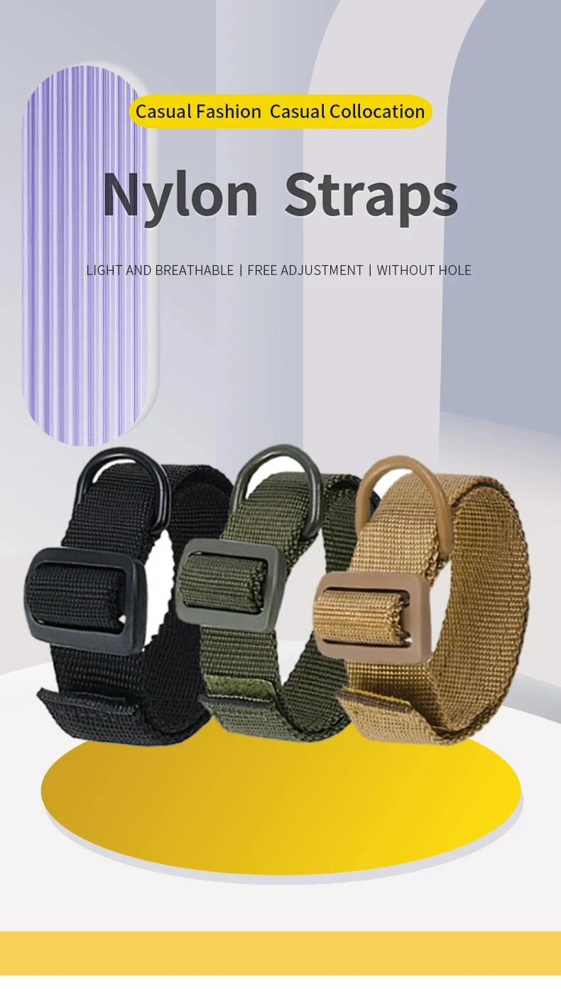 Correa de hombro de nailon con anillo en D para accesorio EDC