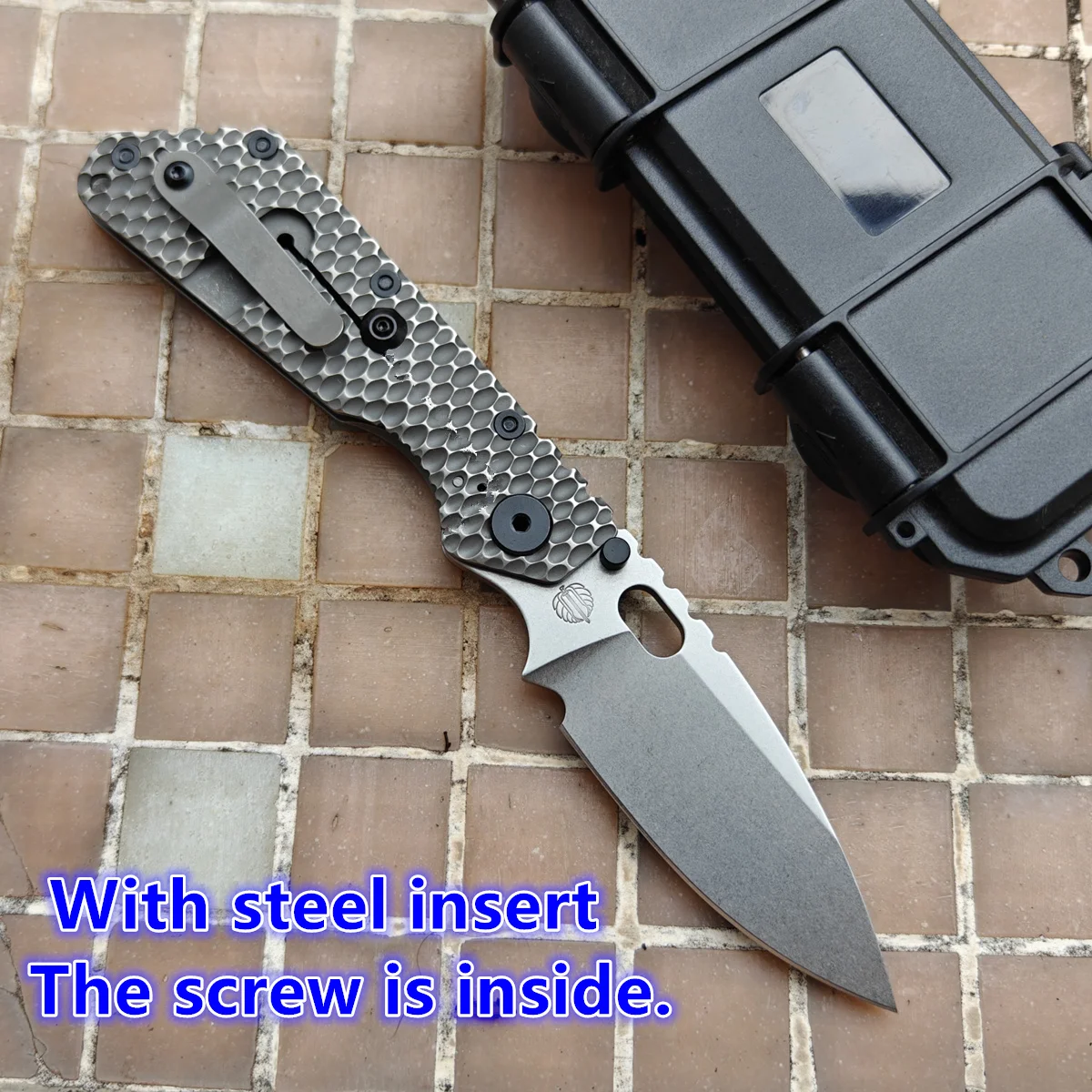 Cuchillo Táctico Strider SMF con Mango de Titanio, Hoja AUS10 – EDC - imagen 2