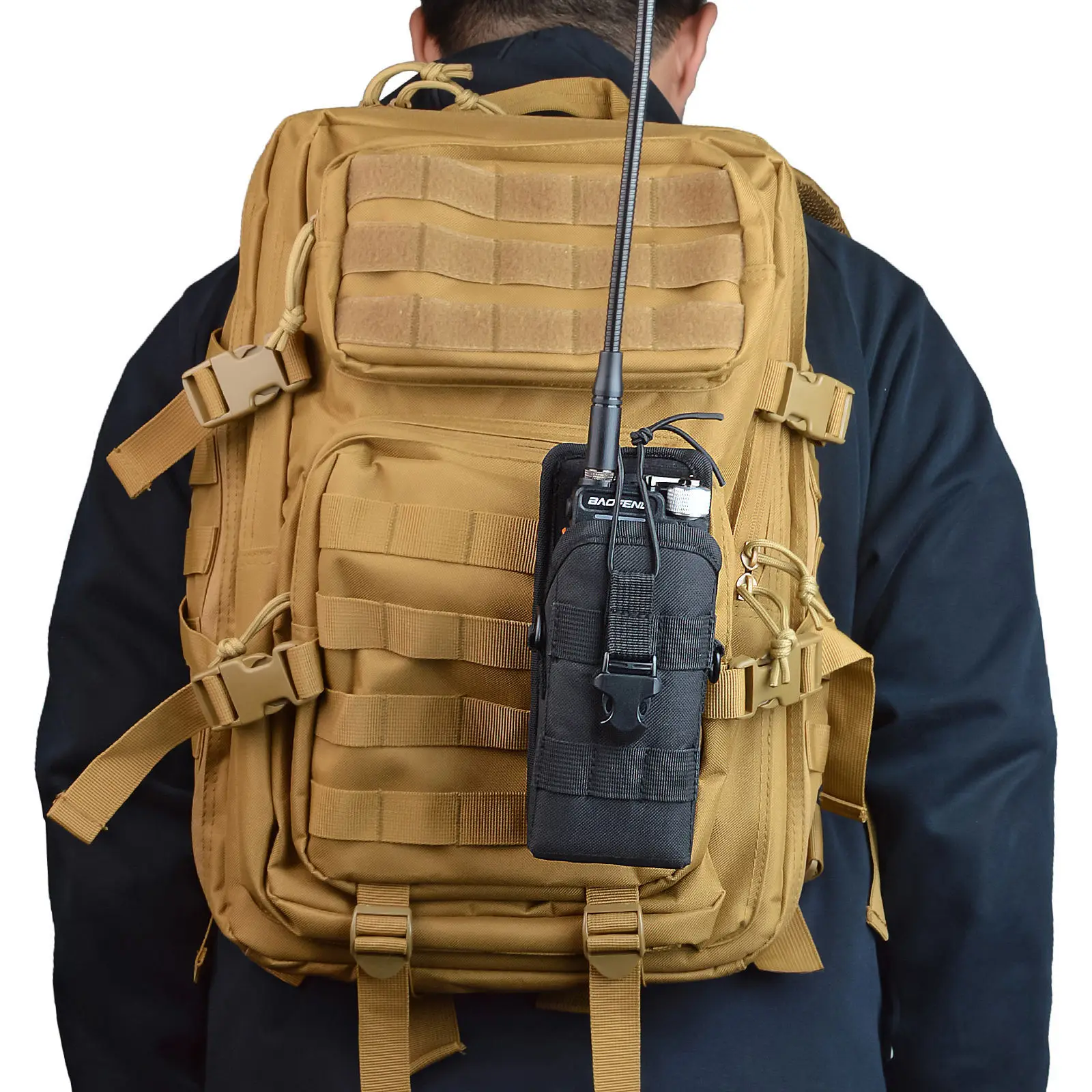 Funda MOLLE grande para walkie-talkie de tamaño amplio - imagen 5