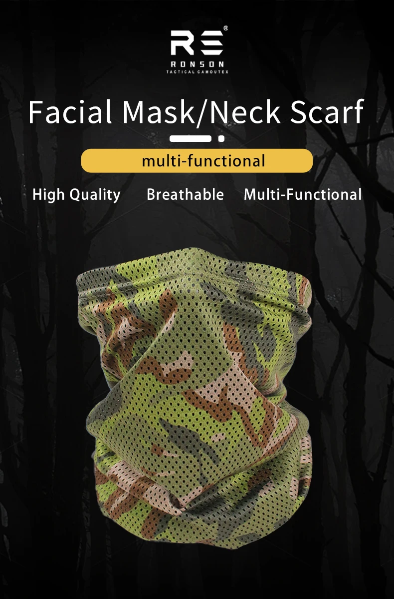 Pañuelo de malla camuflaje woodland tipo 81