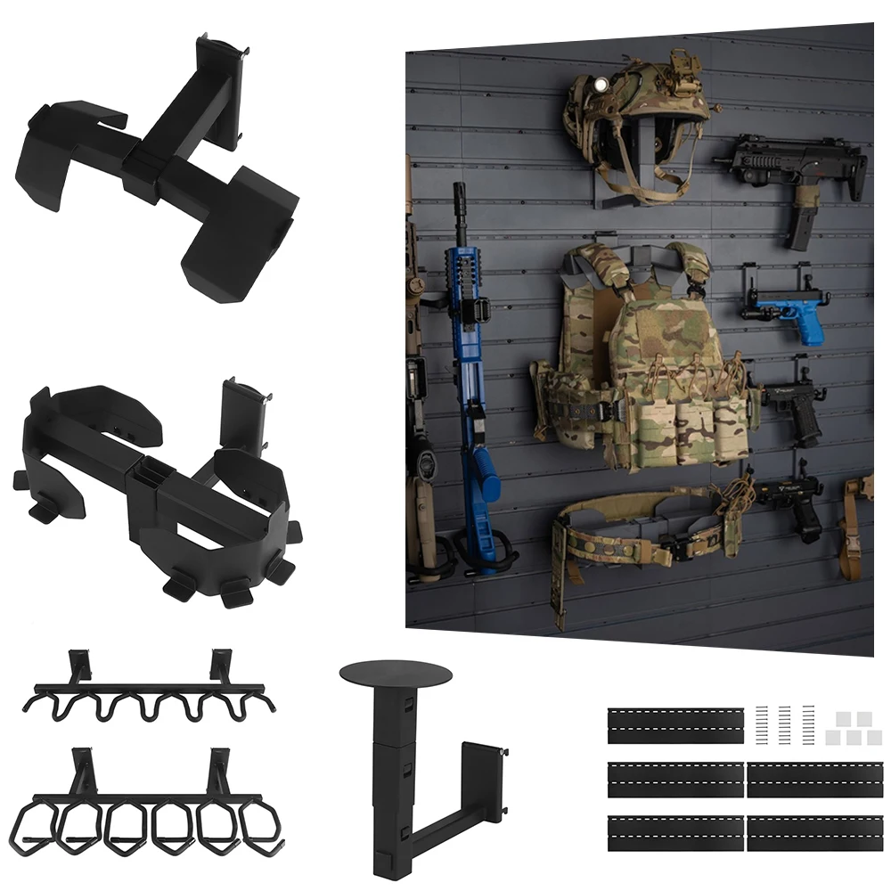 Soporte para rifle de pared ajustable para equipo táctico - imagen 3
