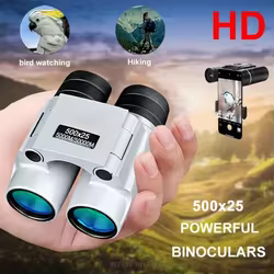 Binoculares de caza portátiles zoom potente 500x HD