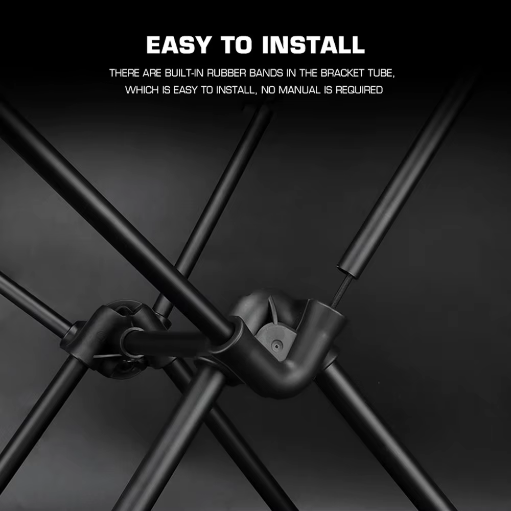 Silla plegable de aluminio transpirable para camping, caza y pesca - imagen 4