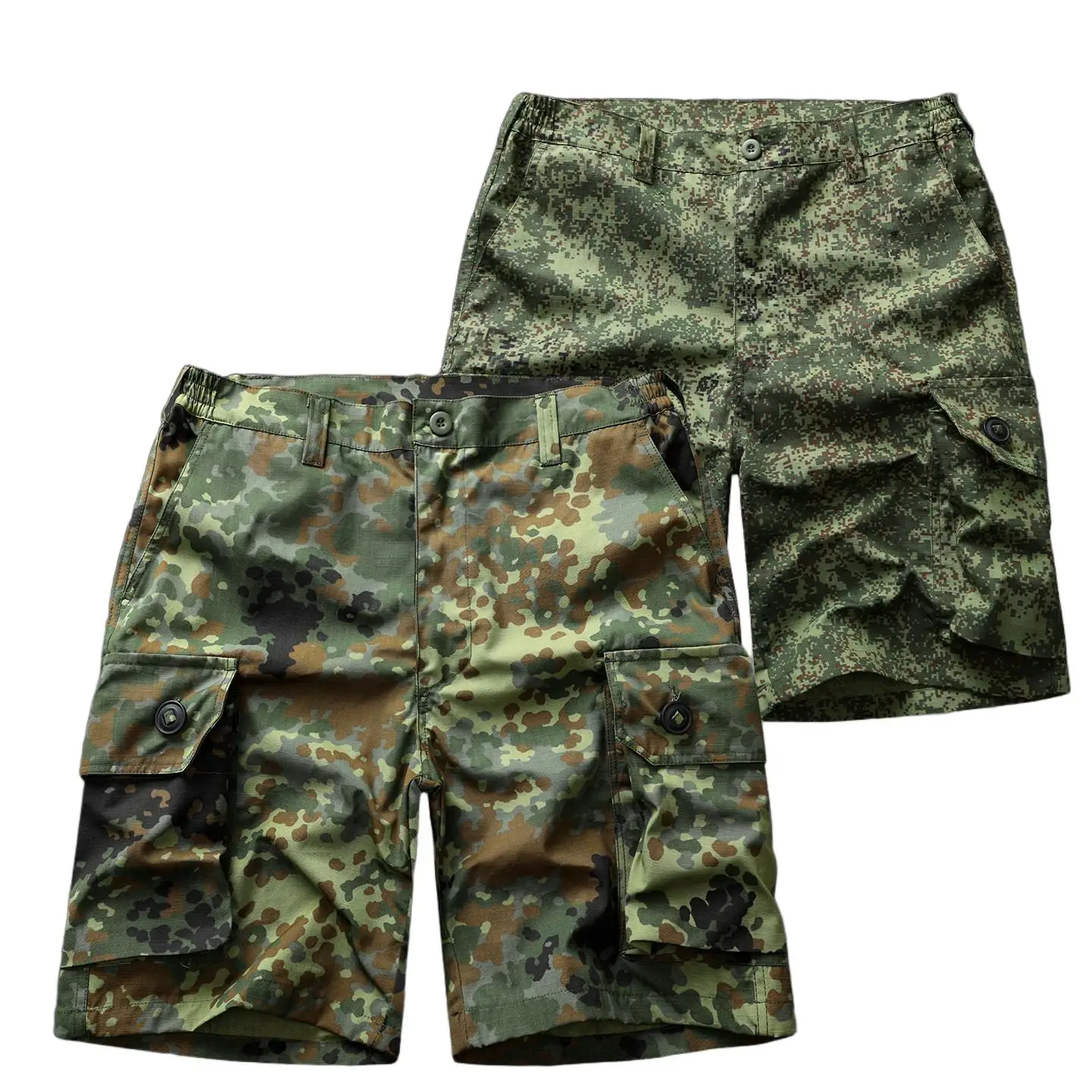 Pantalones cortos tácticos camuflaje verde ruso verano hombre - imagen 5