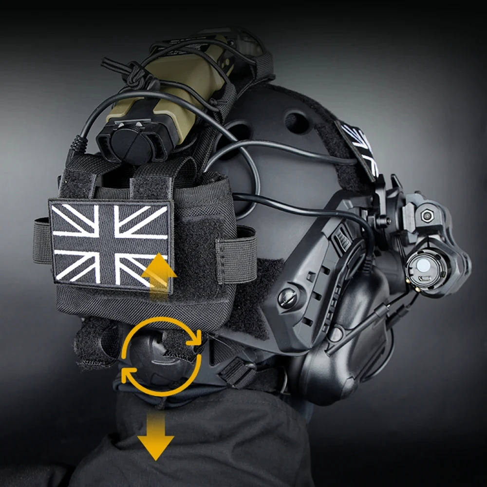 Casco táctico Airsoft NVG calavera fantasma con luz de señal - imagen 5