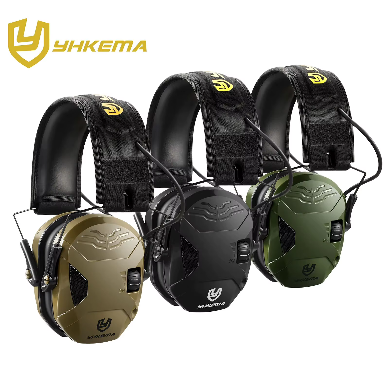 YHKEMA Auriculares Tácticos Electrónicos Protección Auditiva Tiro Caza