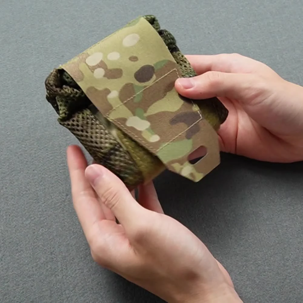 MC Bolsa Táctica Mini Molle Plegable Drop Dump Roll-Up