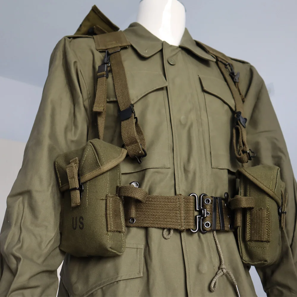 Réplica M1956 bolsa larga estilo militar WW2 coreano - imagen 5