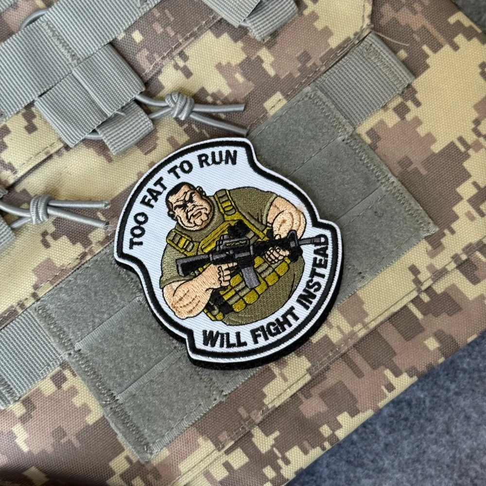 Parche táctico militar bordado Velcro gancho y bucle para mochila - imagen 3