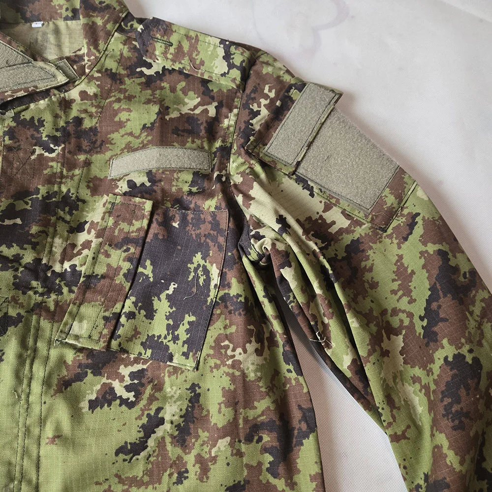 Conjunto uniforme táctico multibolsillo camuflaje algodón resistente - imagen 3