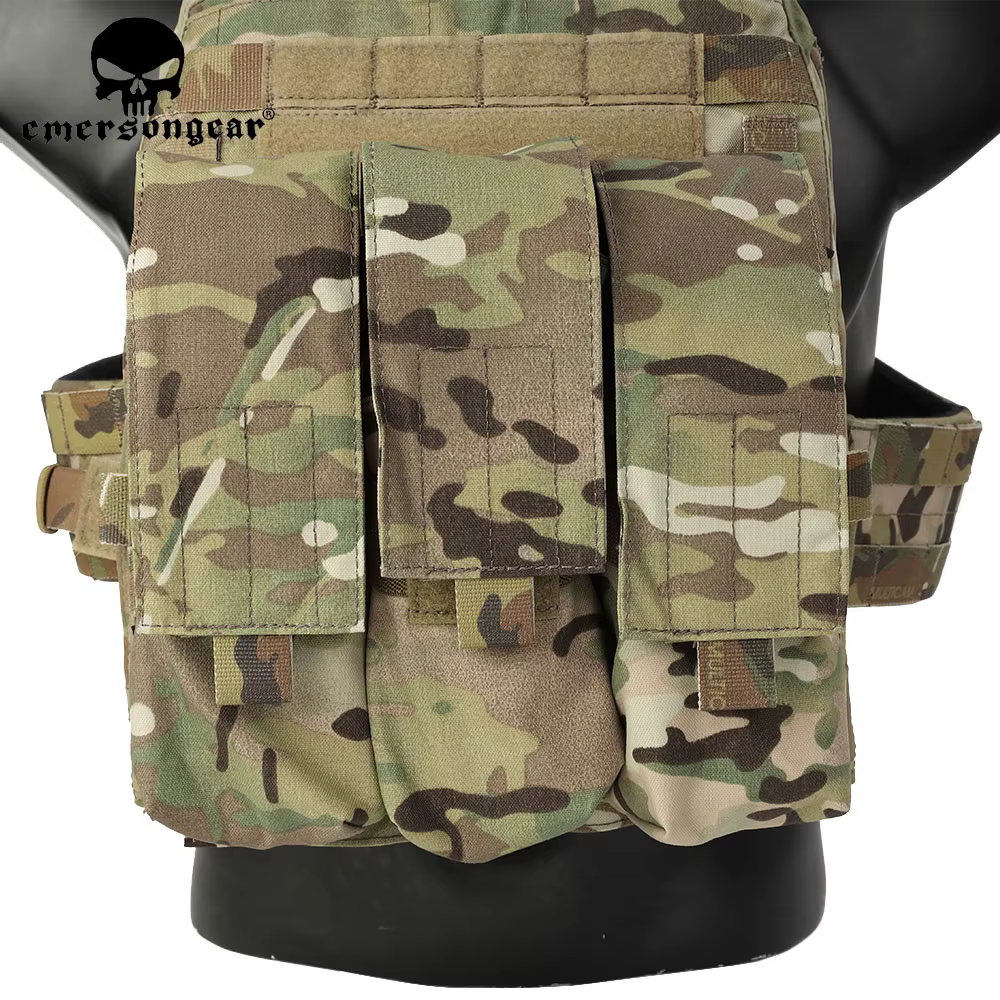 Emersongear porta-cargadores triple estilo LBT para chaleco táctico Molle - imagen 3