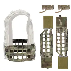 KZ Cinturón táctico MOLLE portaplacas camuflaje antideformación