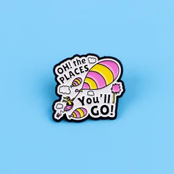 Pin táctico de esmalte para mochila y sombrero, insignia