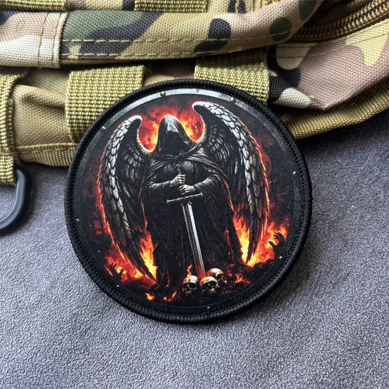 Parche táctico alas soldado con velcro gancho y bucle - imagen 2