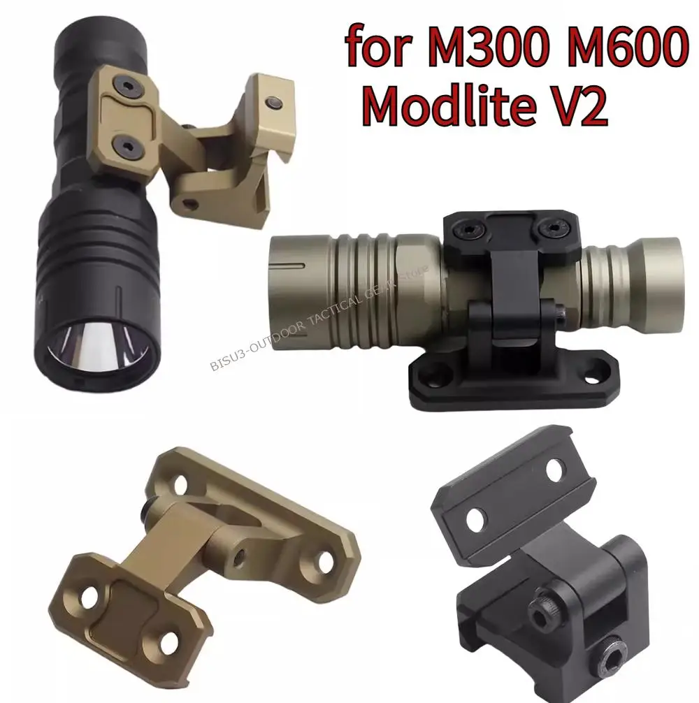Modite V2 soporte linterna táctica plegable Picatinny/Keymod/M-LOK - imagen 4