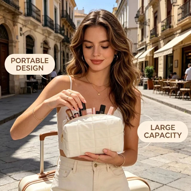 Bolsa de almacenamiento terciopelo ultraligera elástica portátil - imagen 4