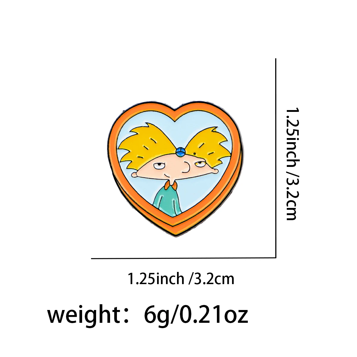 Parche táctico corazón esmaltado – Para mochila y sombrero - imagen 3