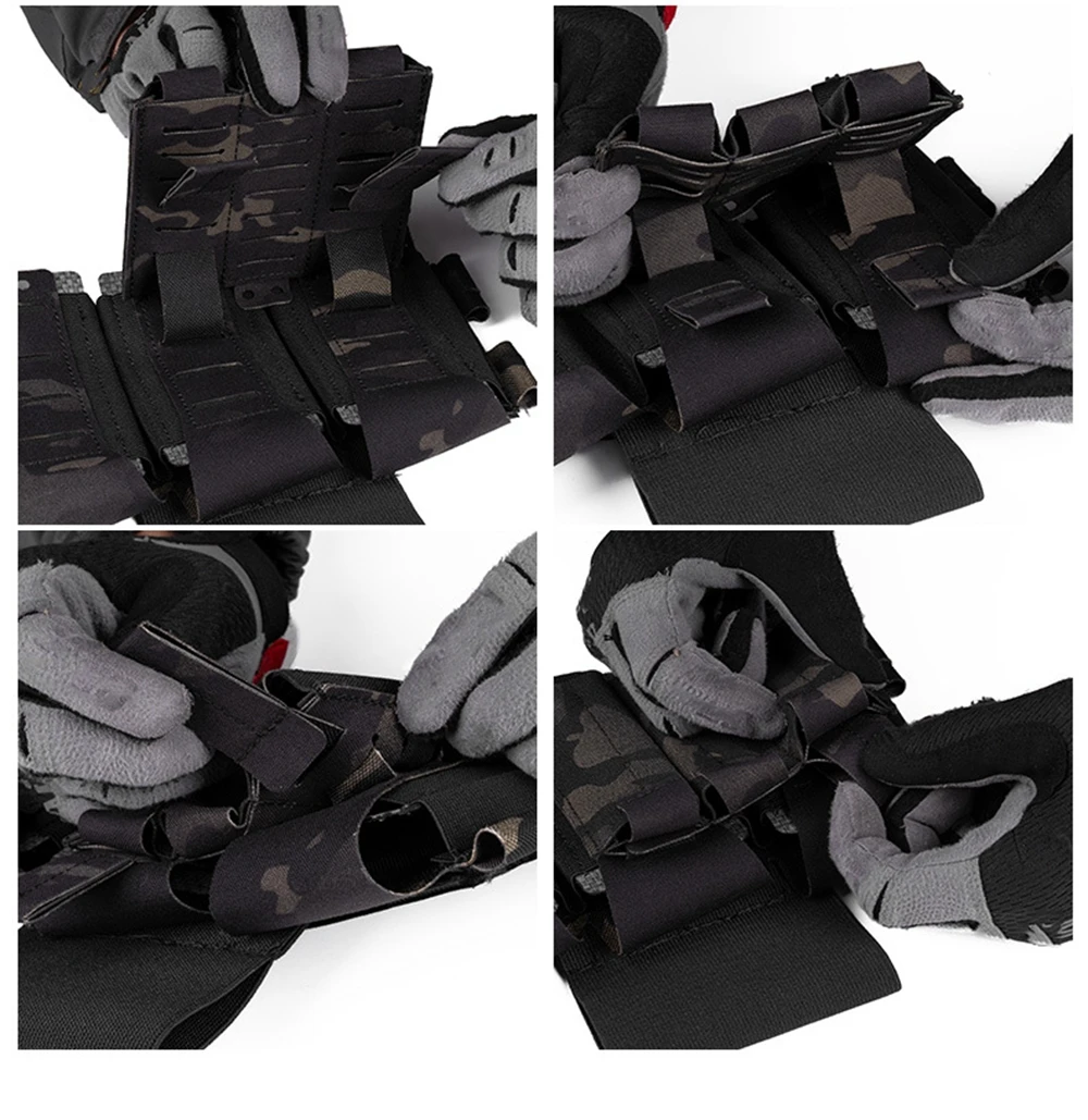 Bolsa táctica para cargadores M System MOLLE, funda de exterior - imagen 5