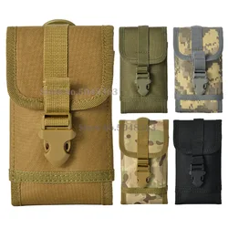 Funda táctica MOLLE de nailon para teléfono móvil con cinturón