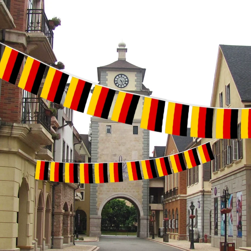 Banderines Alemania para guirnalda de fiesta y decoración - imagen 4