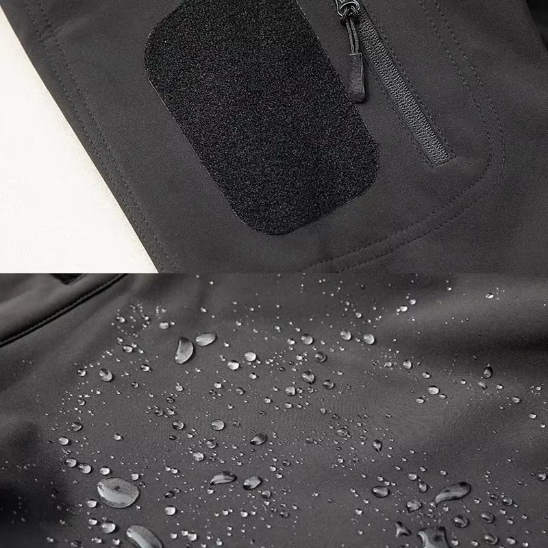 Chaqueta softshell táctica con capucha – Invierno para hombre - imagen 3