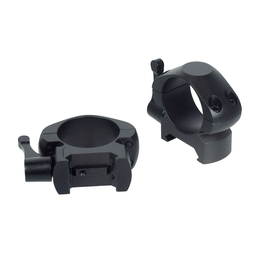 Montura de visor de liberación rápida para riel 20 mm, acero