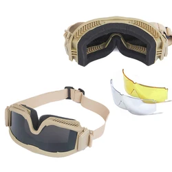 CS Wargame Gafas balísticas militares tácticas para caza y tiro