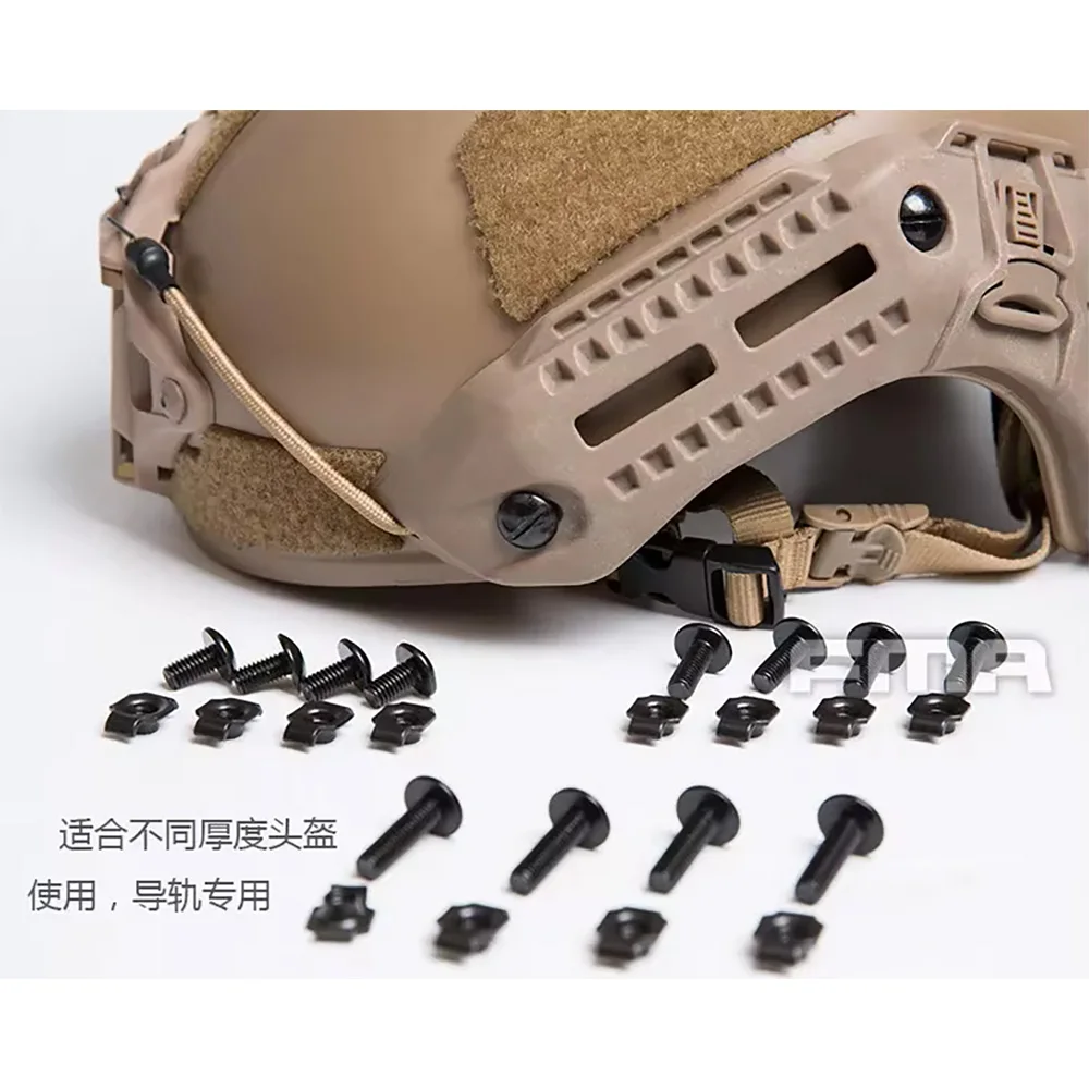 FMA herrajes de fijación tornillos y tuercas para correa de casco - imagen 5