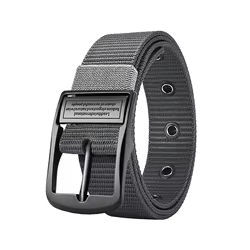 Cinturón táctico de nylon con hebilla para actividades outdoor unisex