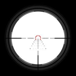 Mira telescópica LPVO FFP para rifle táctica con montura cantilever