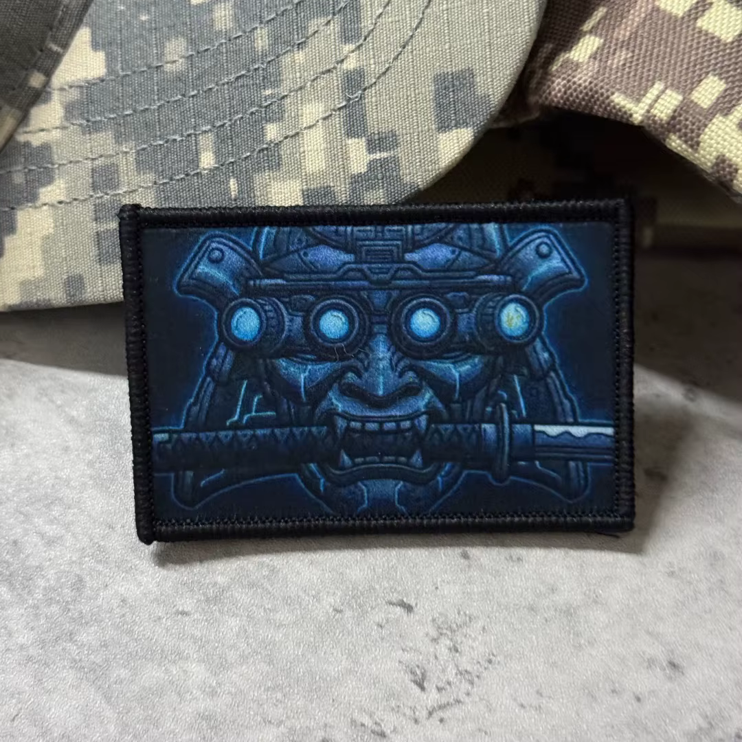Morale Ronin Warrior Parche táctico con velcro para ropa - imagen 4