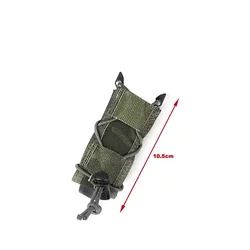 Bolsa MOLLE fijación externa correa liberación rápida táctica