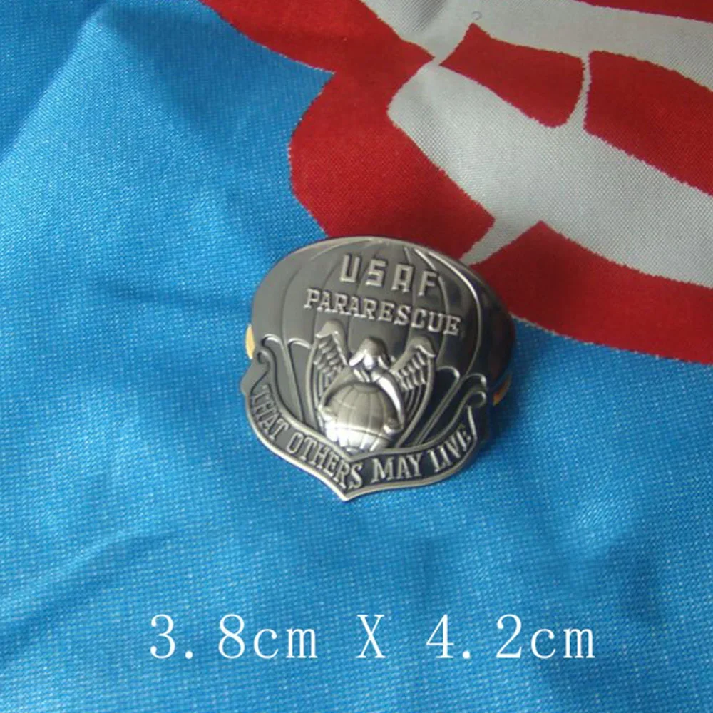 Insignia paracaidista metálica EE. UU. para boina y recuerdo - imagen 3