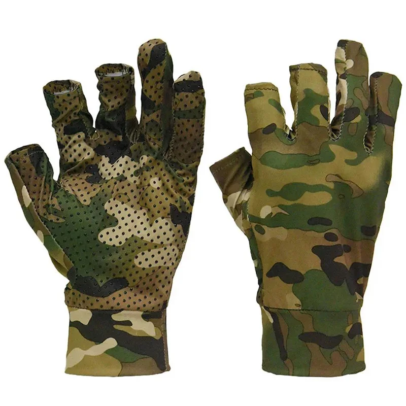 Guantes tácticos de caza camuflaje Big Tree transpirables