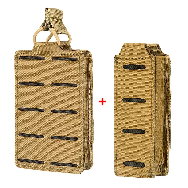 Portacargador individual M4 MOLLE 5,56 mm – Bolsa táctica - imagen 4