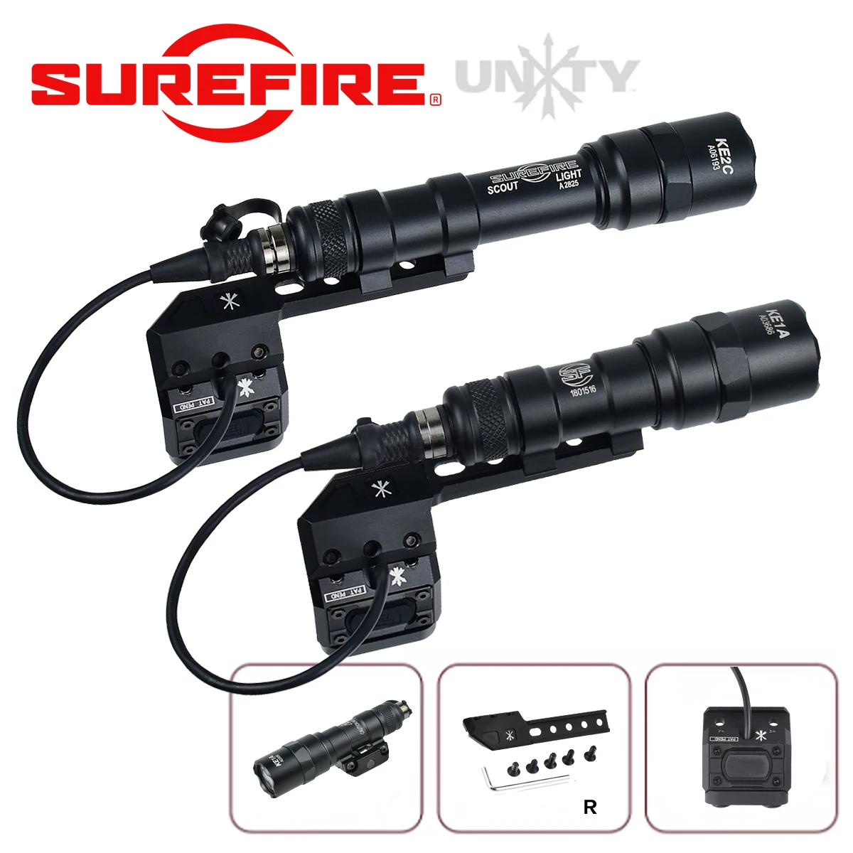 Linterna táctica SureFire M600 Unity LED con interruptor doble - imagen 5