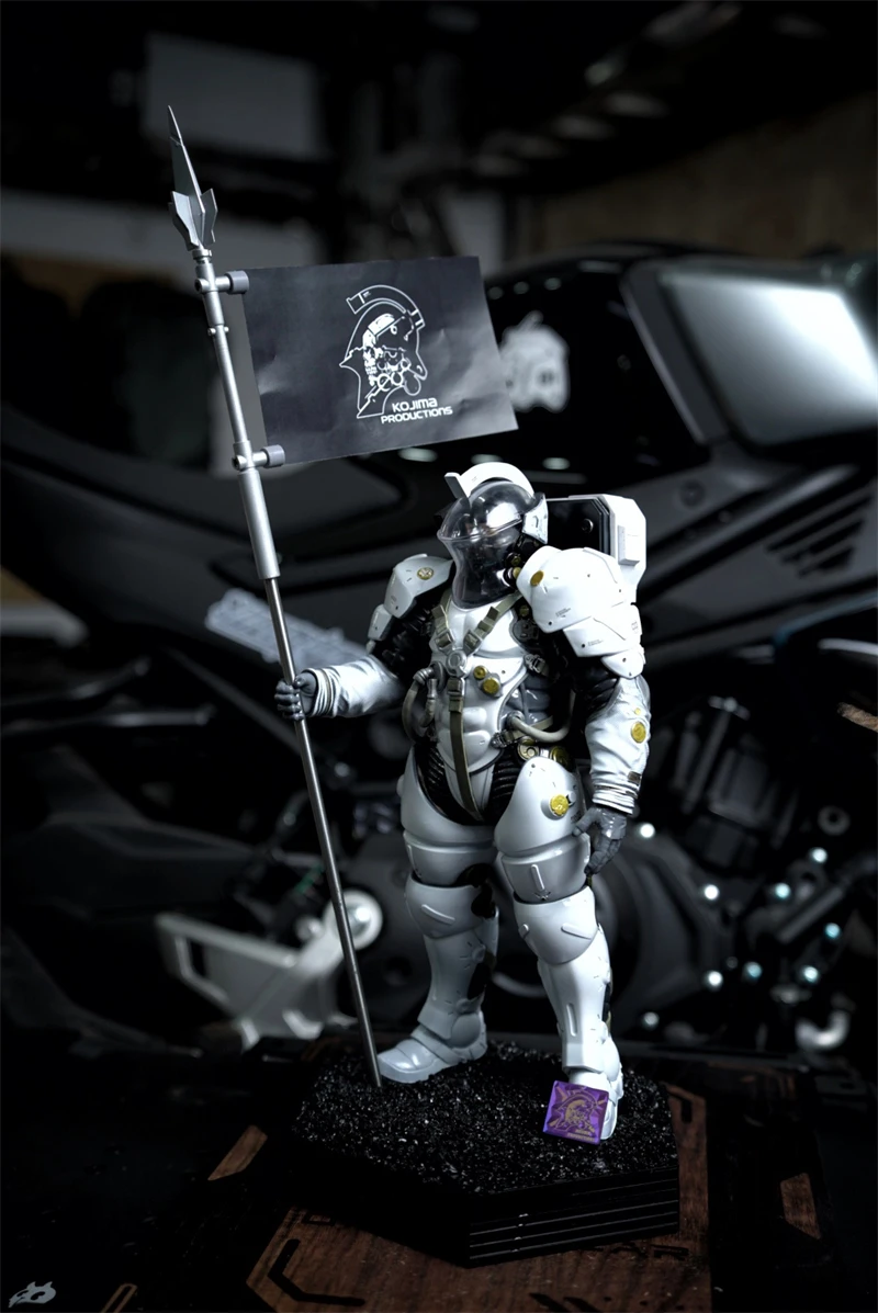 Parche titanio Death Stranding vista frontal