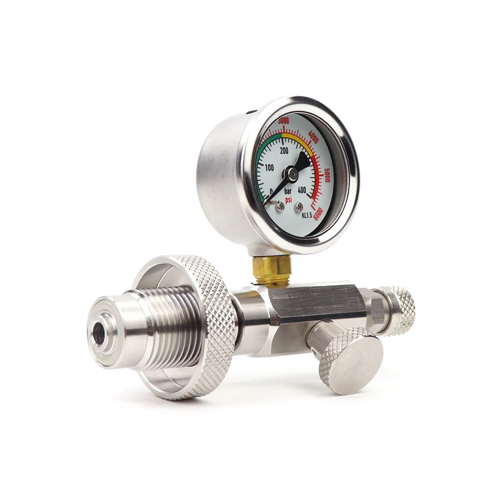 Adaptador carga buceo conexión DIN300 rosca 5/8 BSP - imagen 4