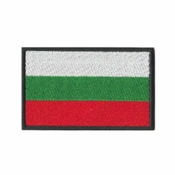 Brazalete táctico bordado Bulgaria con Velcro - uso profesional