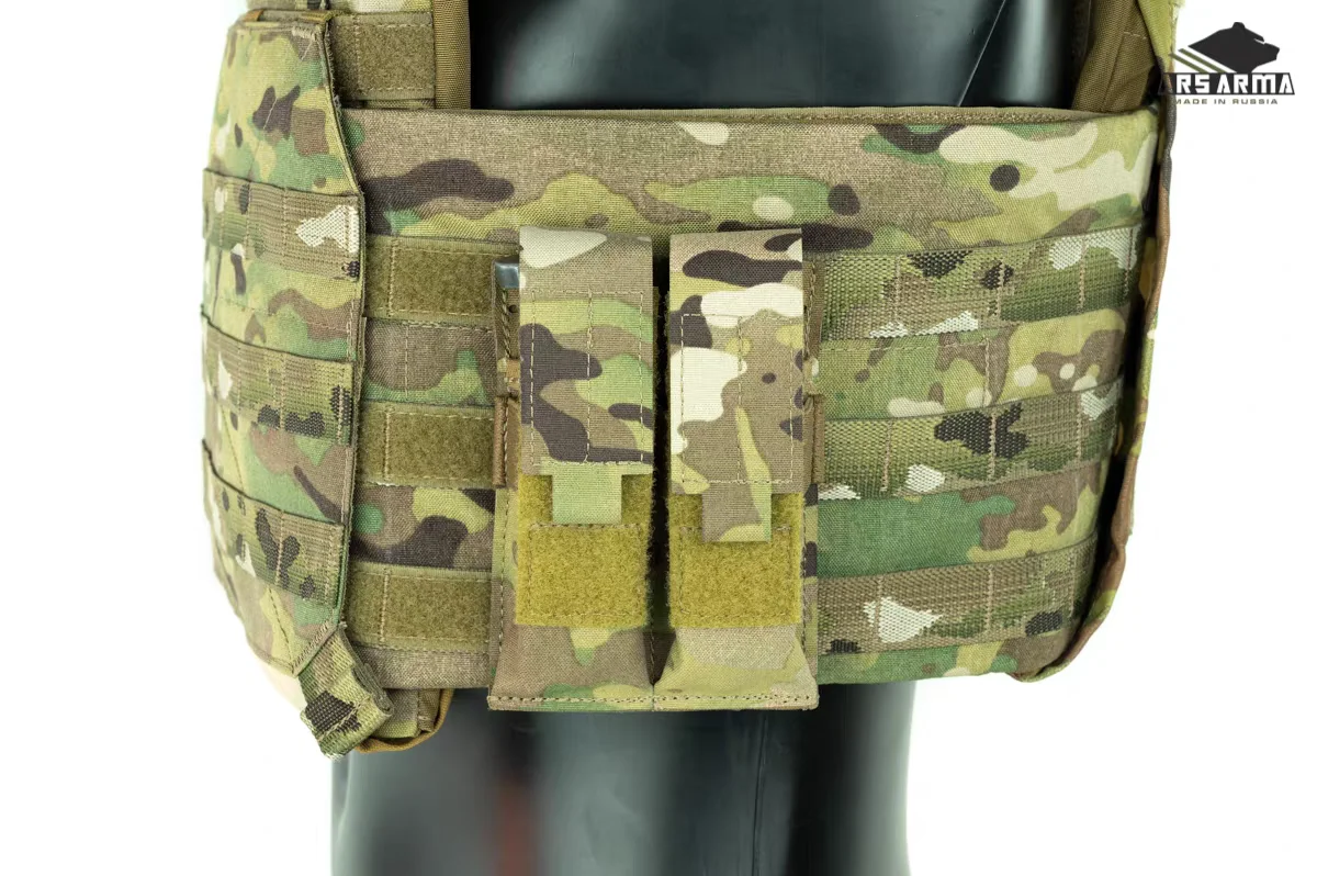 Bolsa montada y perfil compacto