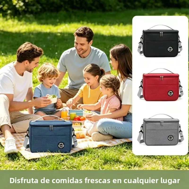 Bolsa nevera plegable aislante reforzada para comida fresca - imagen 5