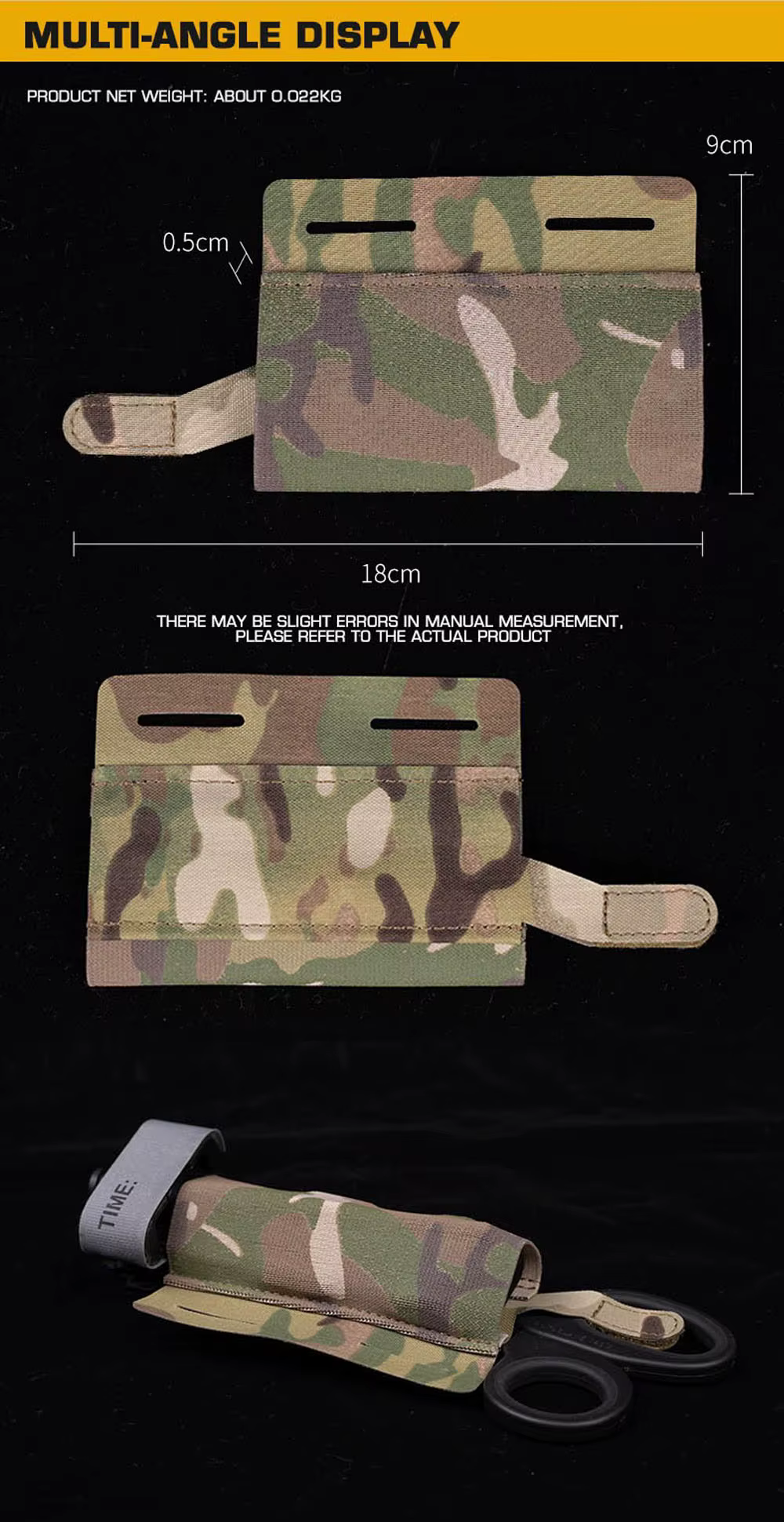 Detalle del material Cordura y costuras