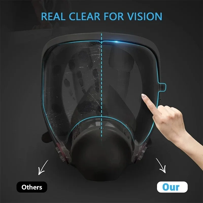 3M Película protectora antiarañazos visera para máscara de gas - imagen 3