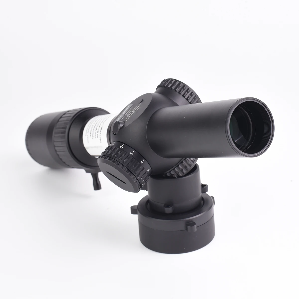 Tapa antipolvo telescopio con protector ocular y lente objetivo